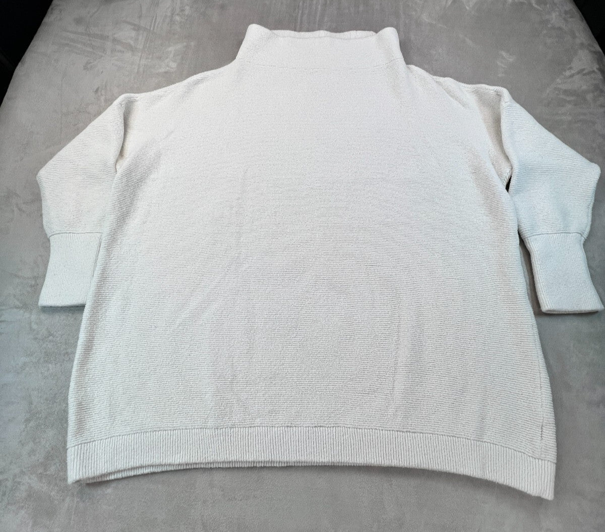 Free People Ottoman Slouchy Tunic Ivory Boho Minimalist Luxury Oversized Large