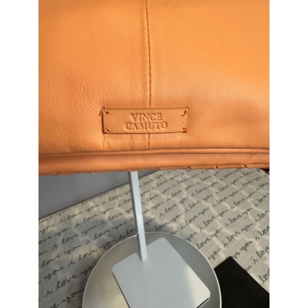 Vince Camuto Adyna Woven Leather Crossbody Bag Melone NWT