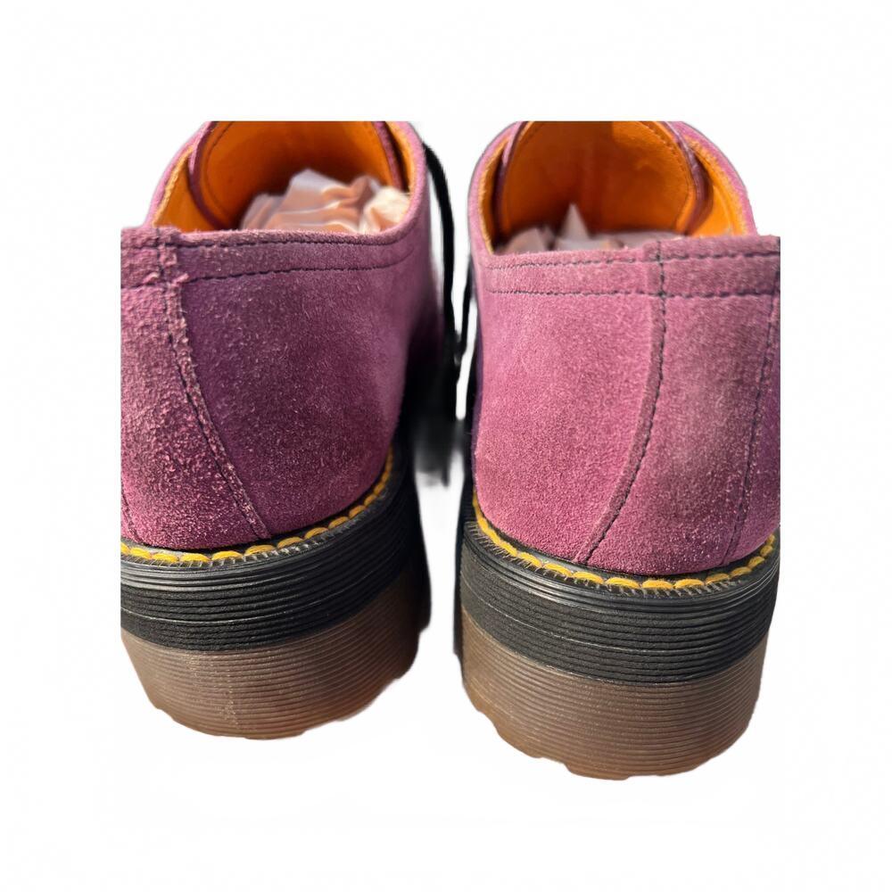 Dr Martens 8380 Vintage 90s Purple Suede Platform Oxford MIE England UK 8