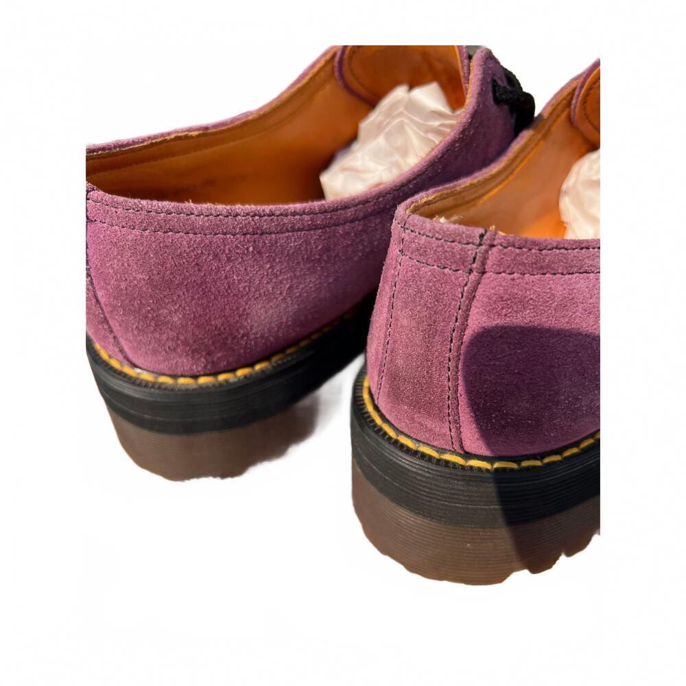 Dr Martens 8380 Vintage 90s Purple Suede Platform Oxford MIE England UK 8