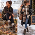 Columbia Newton Ridge Plus Women's 7 Waterproof Leather Hiking Boots Brown Snow