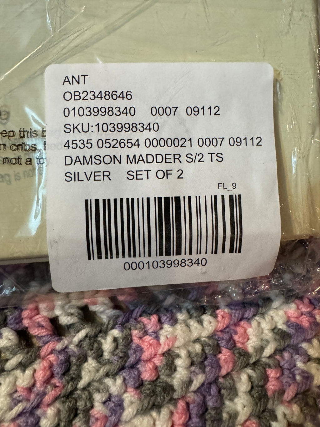 Damson Madder Silver Set of 2 Teaspoons Exclusive for Anthropologie