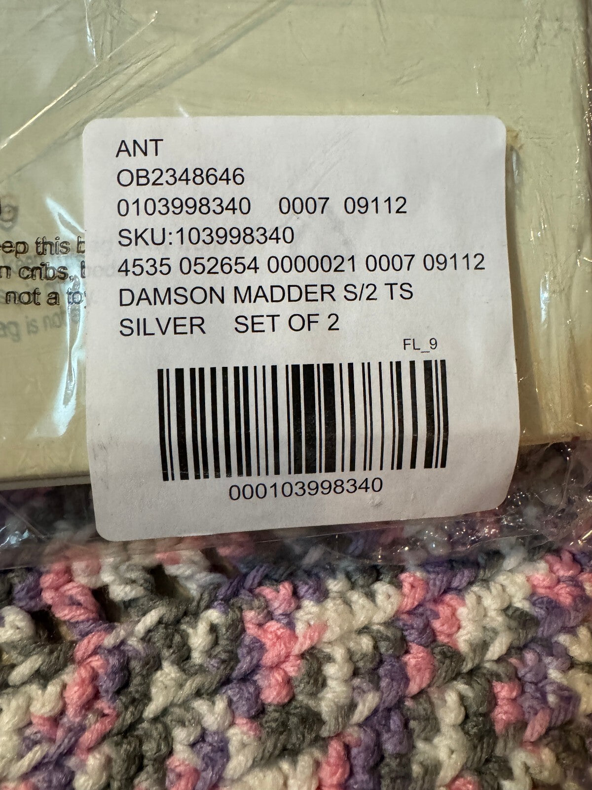 Damson Madder Silver Set of 2 Teaspoons Exclusive for Anthropologie