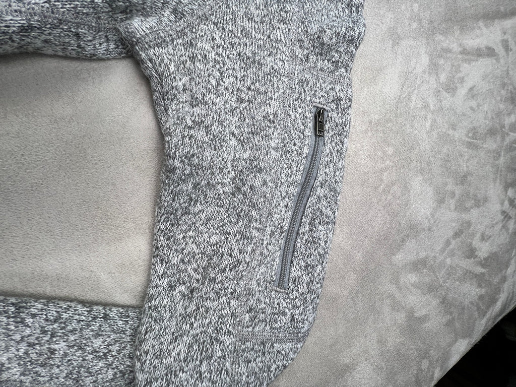 Patagonia Better Sweater 1/4 Zip Women Gray Fleece Small