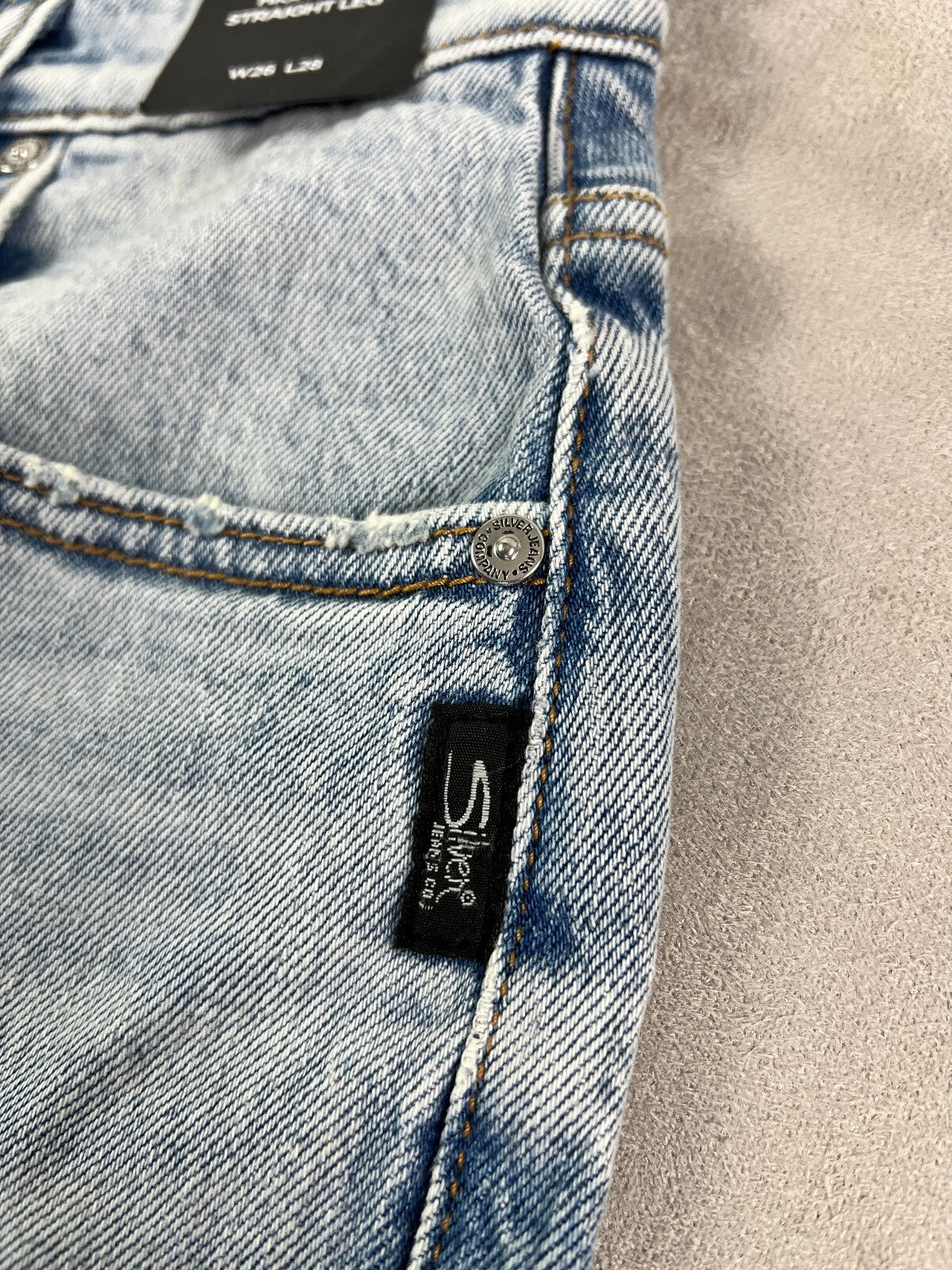 Silver Jeans Highly Desirable High Rise Straight W26 L28 NWT