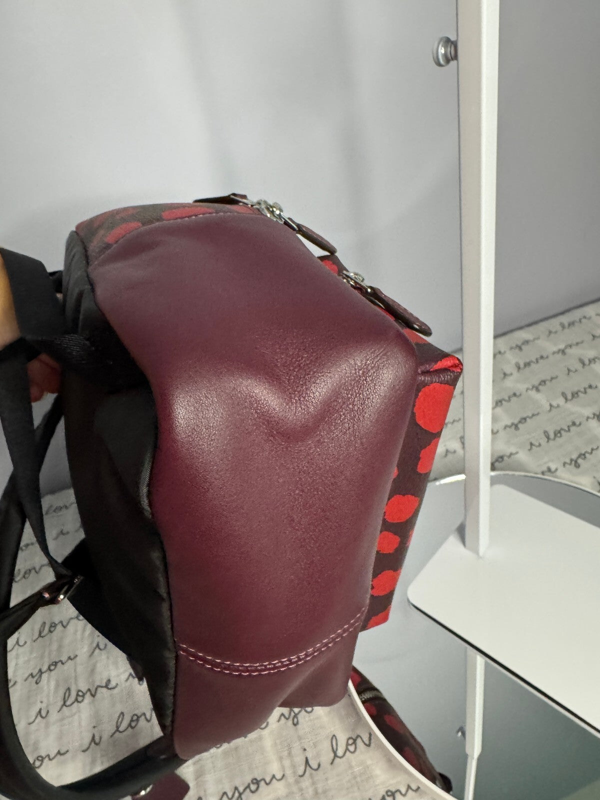Coach Mini Backpack F39030 Wild Beast Burgundy Red NWOT