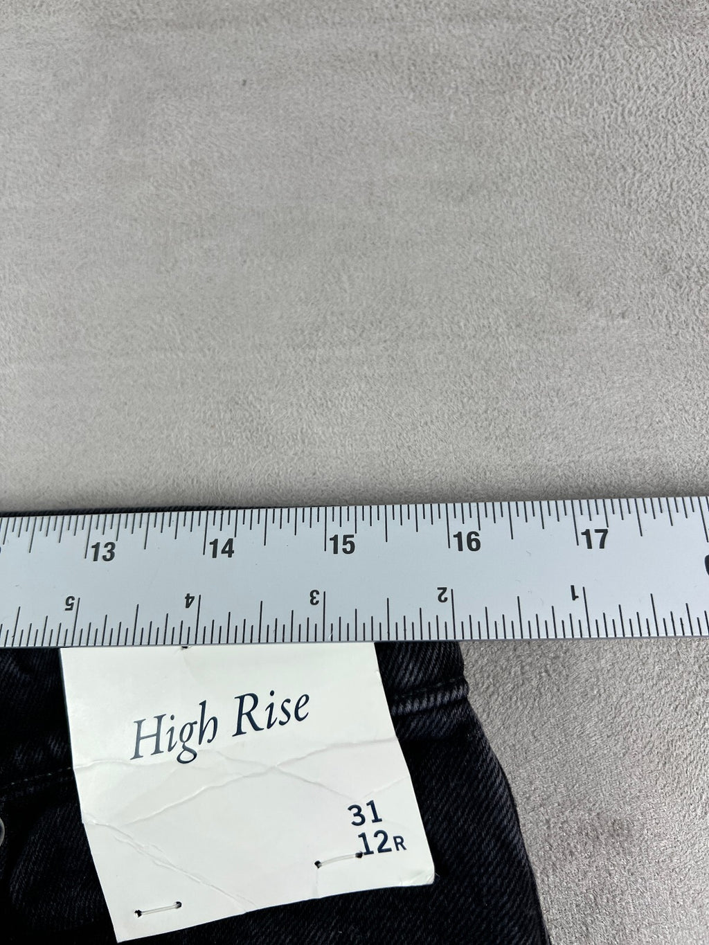 Abercrombie High Rise Flare Jeans 31 12R Black NWT