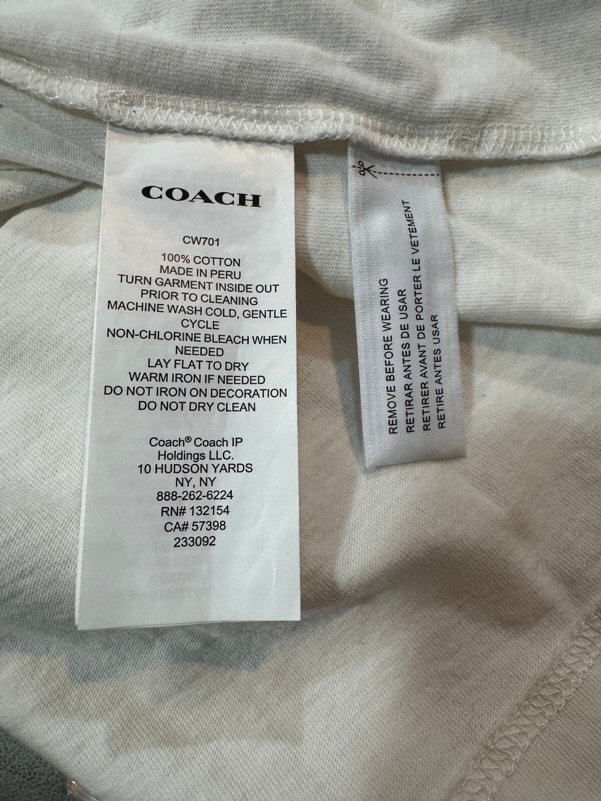 Coach Graphic REXY Dinosaur Print T-Shirt Small