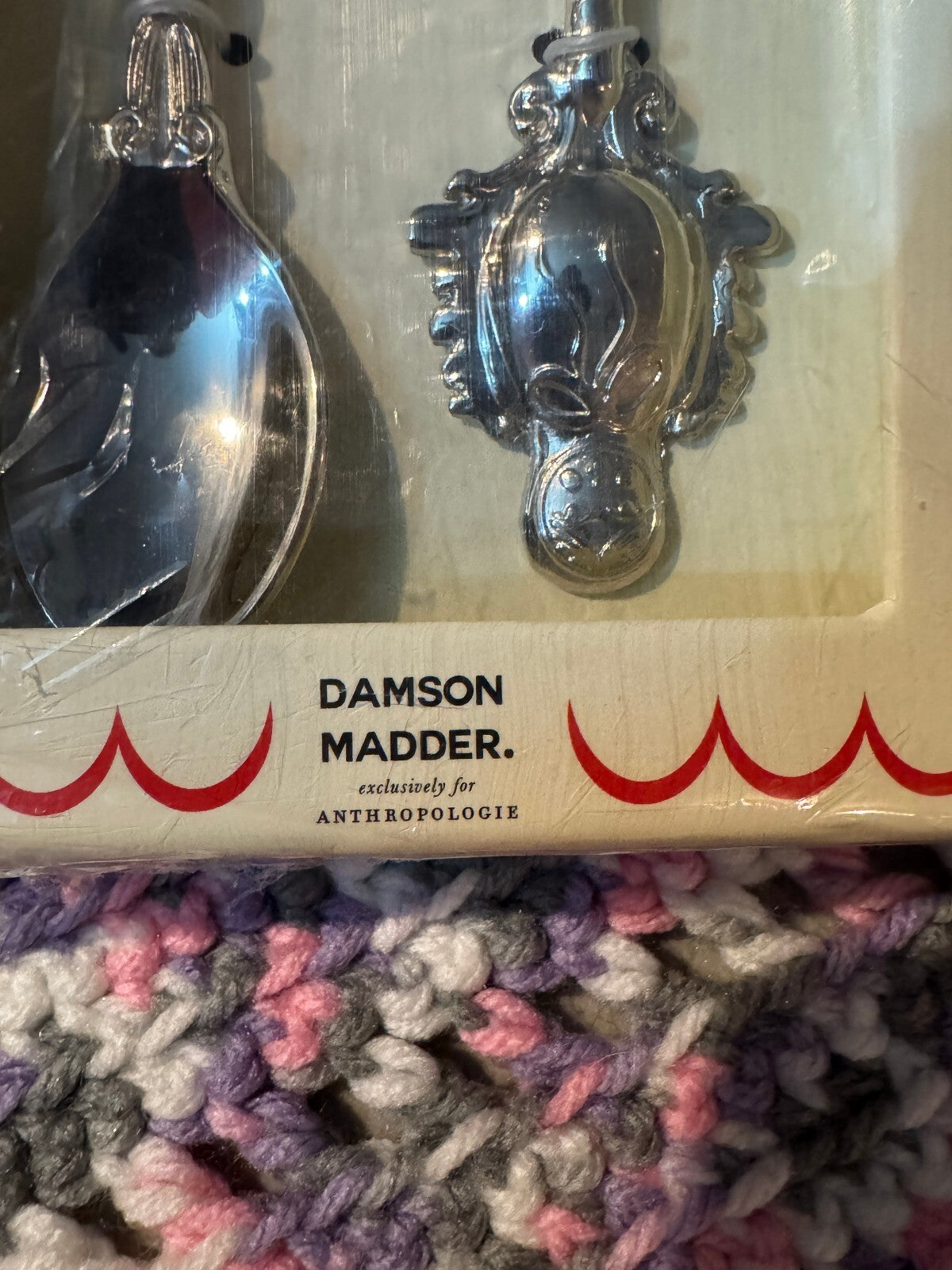 Damson Madder Silver Set of 2 Teaspoons Exclusive for Anthropologie