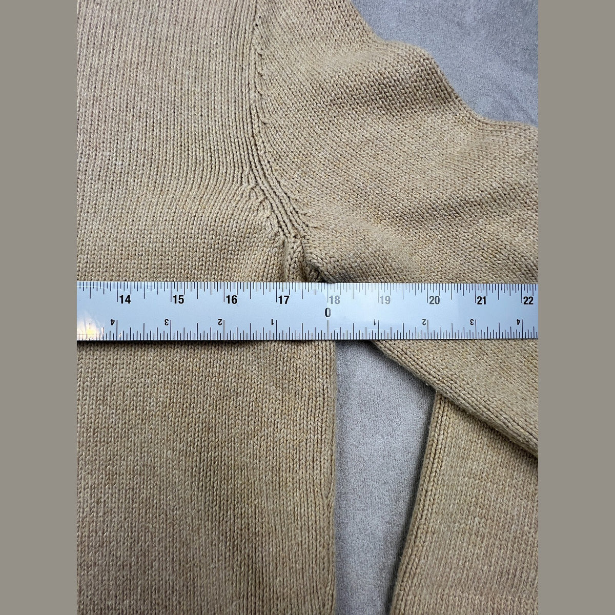 Lauren Ralph Lauren Women's Cotton Full Zip Sweater Sand