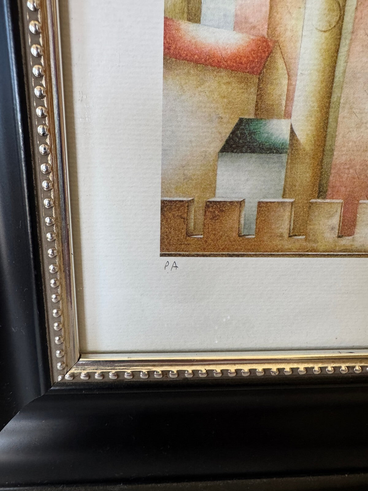 Paolo Grimaldi Signed Artist Proof Lithograph Dreaming Villages Framed Italian