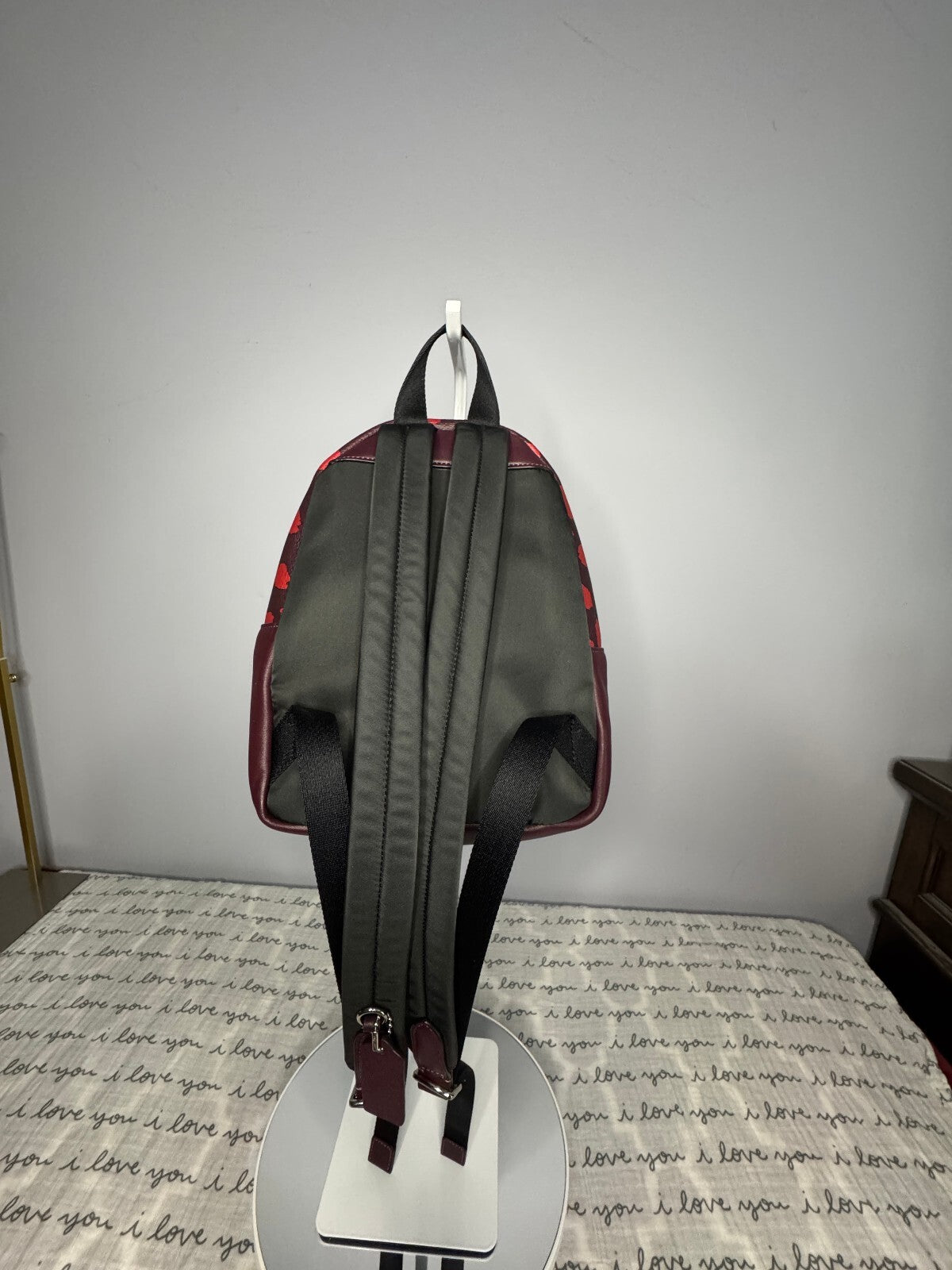 Coach Mini Backpack F39030 Wild Beast Burgundy Red NWOT