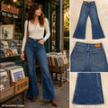 Levi's Premium Ribcage Bell Jeans Women's 27 High Rise Flare Wide Leg