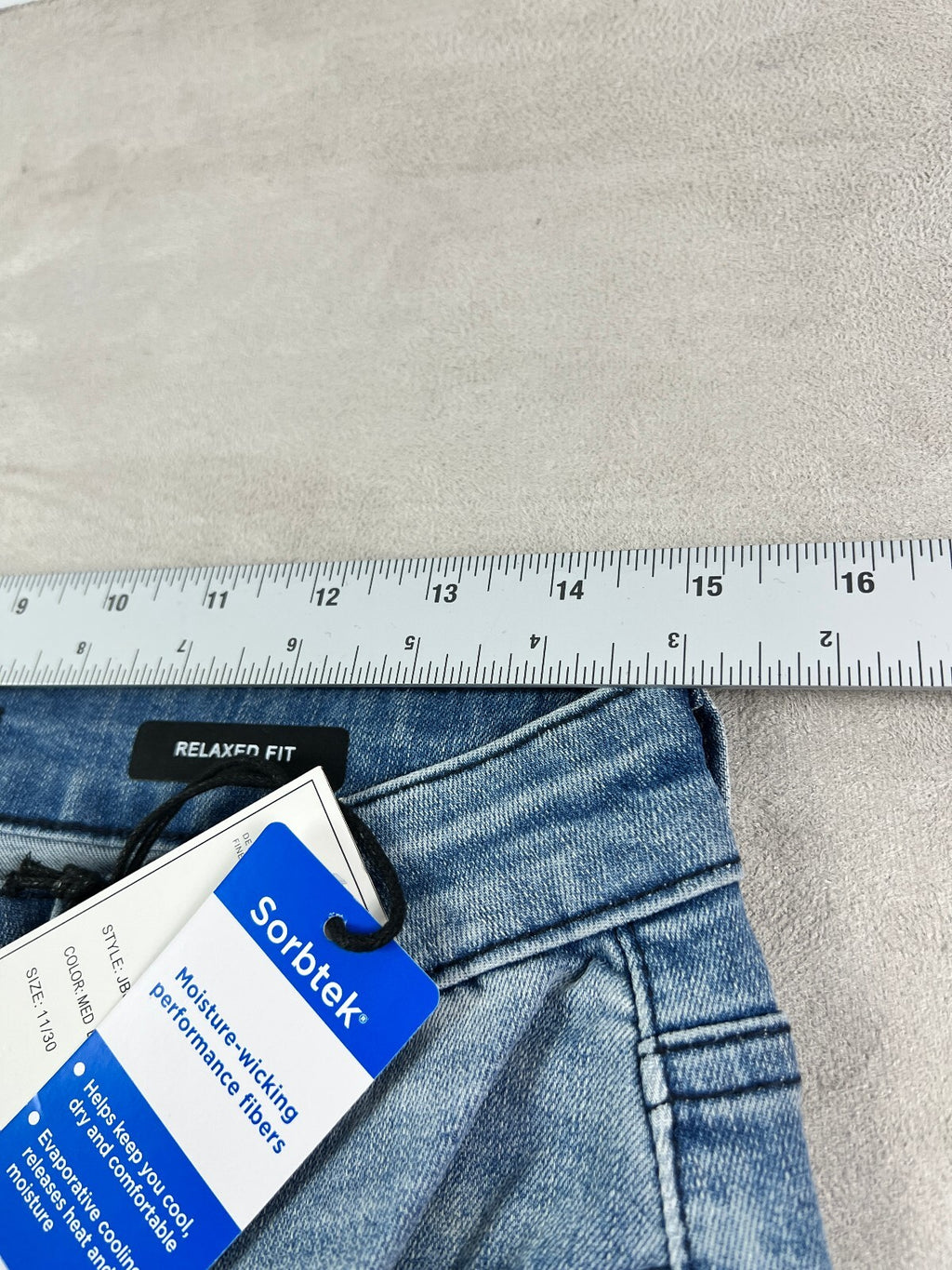 Judy Blue Summer Blues Jeans 11/30 Mid Rise Relaxed Raw Hem Sorbtek NWT