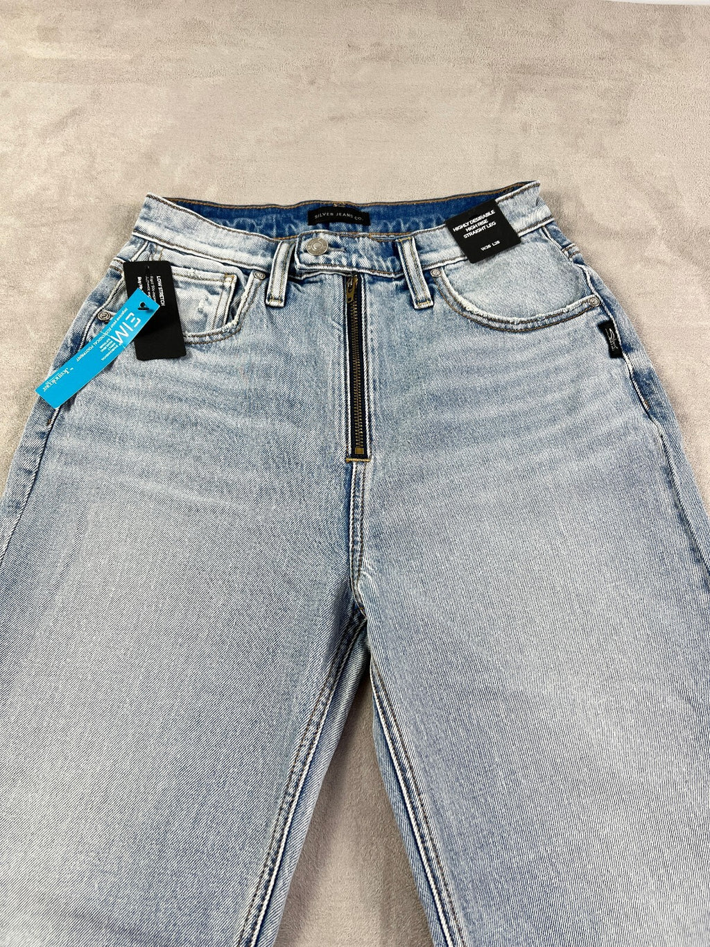 Silver Jeans Highly Desirable High Rise Straight W26 L28 NWT