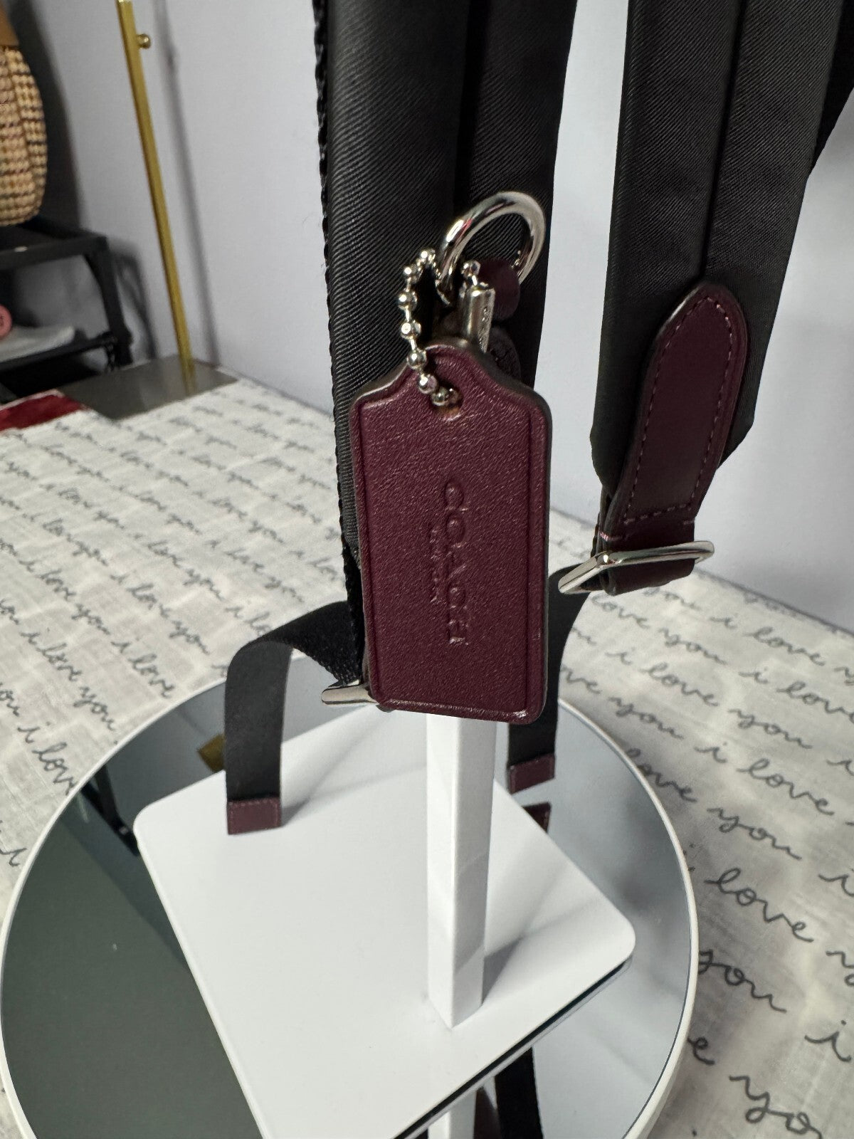 Coach Mini Backpack F39030 Wild Beast Burgundy Red NWOT