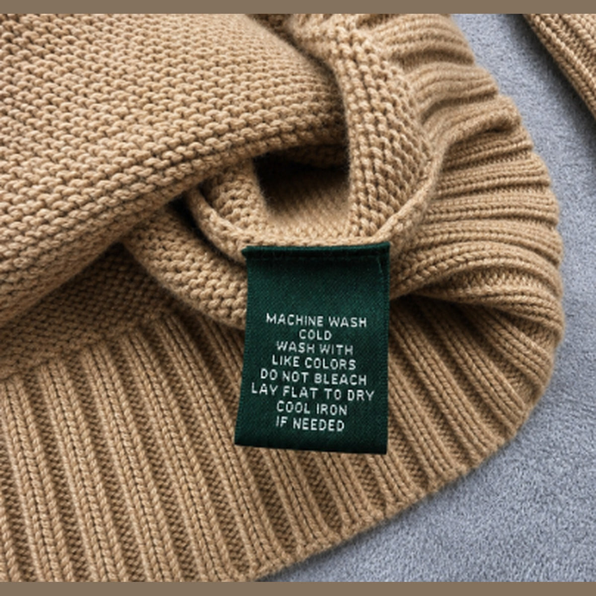 Lauren Ralph Lauren Women's Cotton Full Zip Sweater Sand