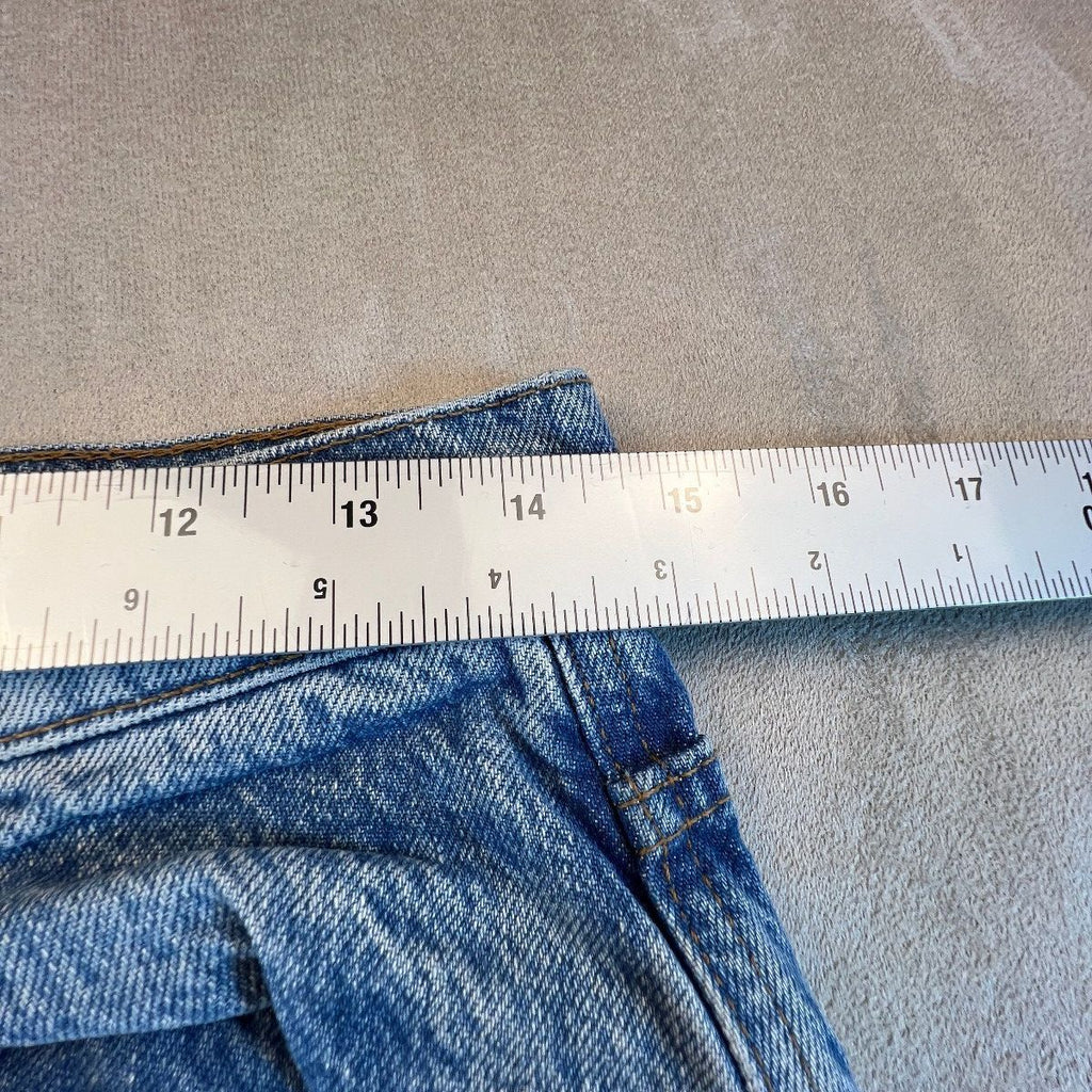 Reformation Val 90s Jeans 27 Colorado Mid Rise Straight Leg Raw Hem Tencel