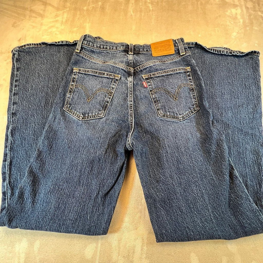 Levi's Premium Ribcage Bell Jeans Women's 27 High Rise Flare Wide Leg