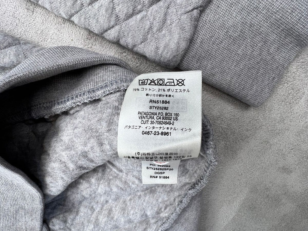 Patagonia Women's Organic Cotton Quilt Gray Peach Large