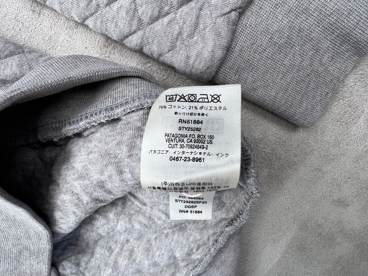 Patagonia Women's Organic Cotton Quilt Gray Peach Large