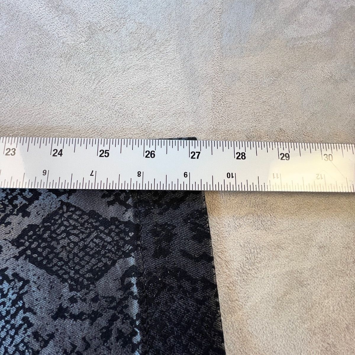 WHBM Snake Skin Pattern Pants 12 Extra High Rise Belt Black
