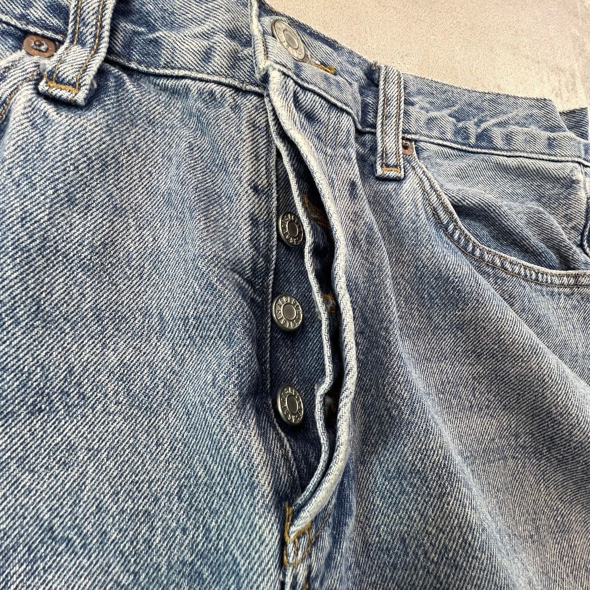 AGOLDE Wyman Jeans Womens 26 Straight Leg Organic Cotton Light Wash Button Fly