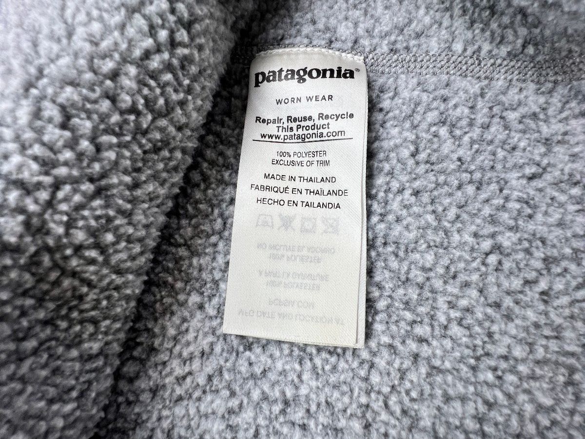 Patagonia Better Sweater 1/4 Zip Women Gray Fleece Small