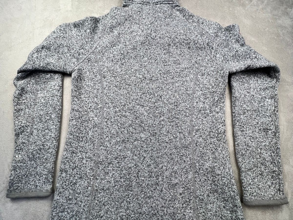 Patagonia Better Sweater 1/4 Zip Women Gray Fleece Small