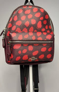 Coach Mini Backpack F39030 Wild Beast Burgundy Red NWOT