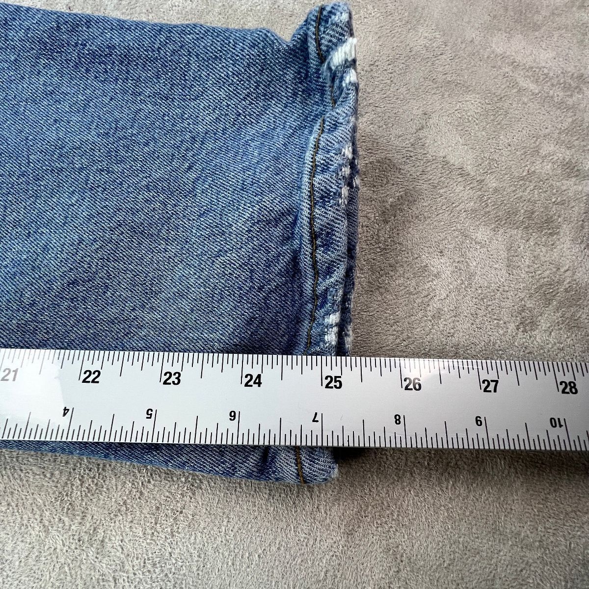 AGOLDE Wilder Jeans Womens 24 Mid Rise Straight Distressed Light Wash Organic