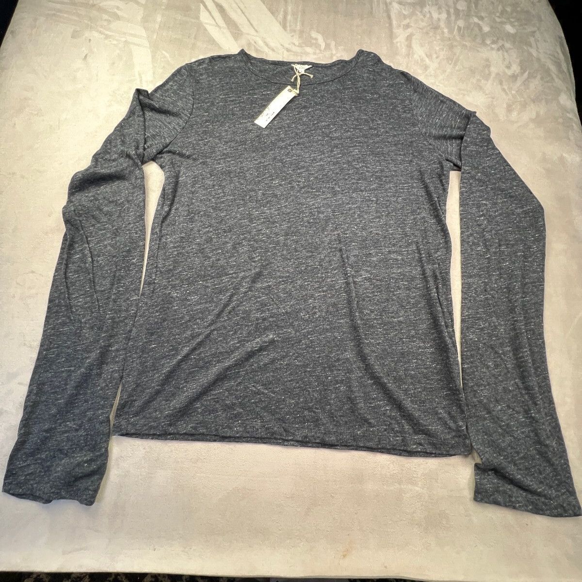 Max 'n Chester Joyce 100% Linen Top Designer Sample Gray 6