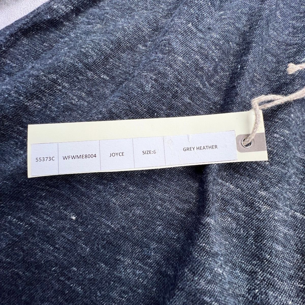 Max 'n Chester Joyce 100% Linen Top Designer Sample Gray 6