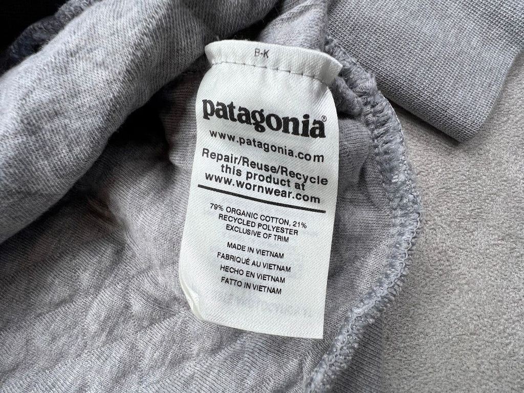 Patagonia Women's Organic Cotton Quilt Gray Peach Large