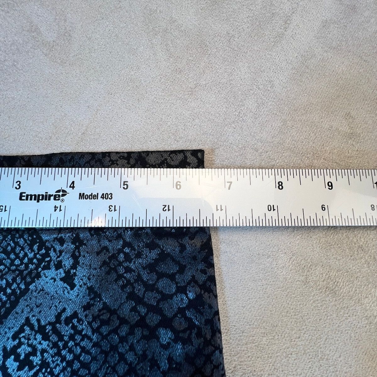 WHBM Snake Skin Pattern Pants 12 Extra High Rise Belt Black