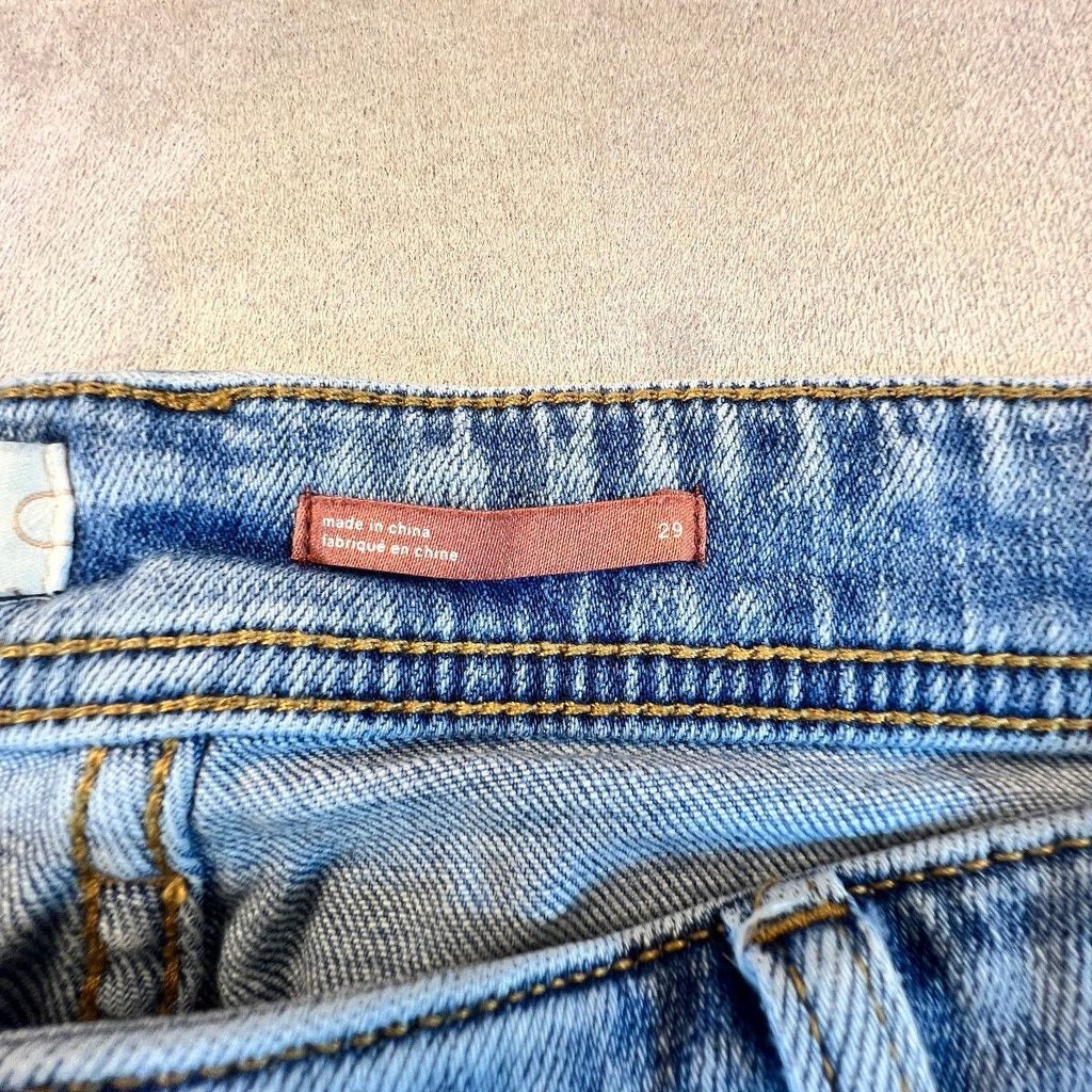 Anthropologie Pilcro Boyfriend Jeans 29 Camo Side Stripe Mid Rise Denim
