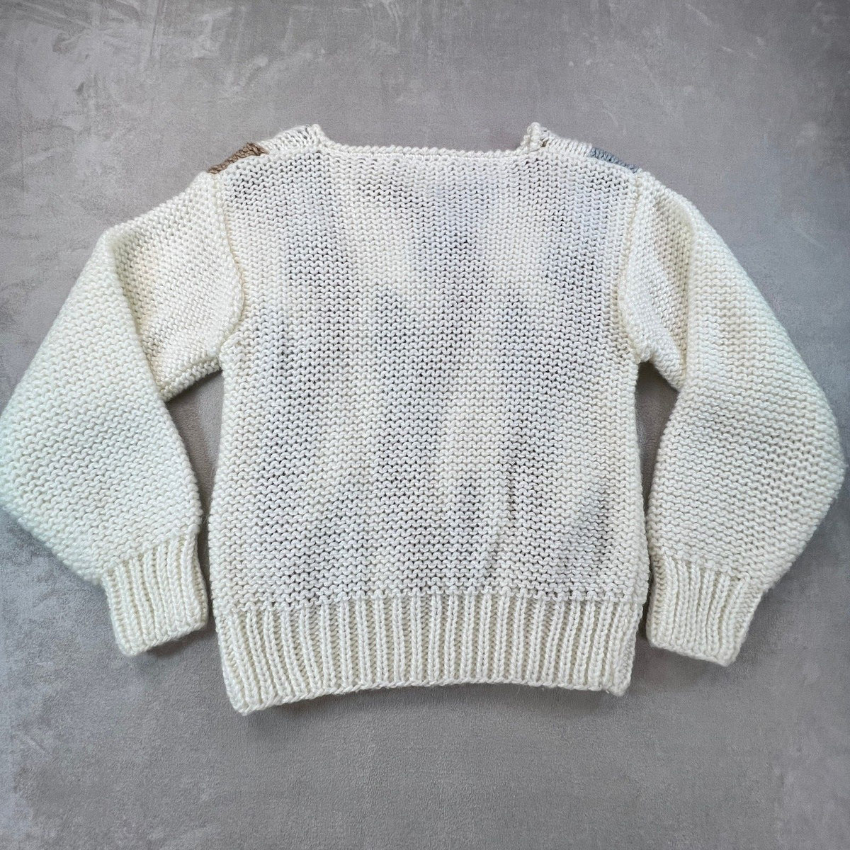 Vintage Donagain Sweater Womens L 3D Braided Cable Knit Grandmacore Cottagecore