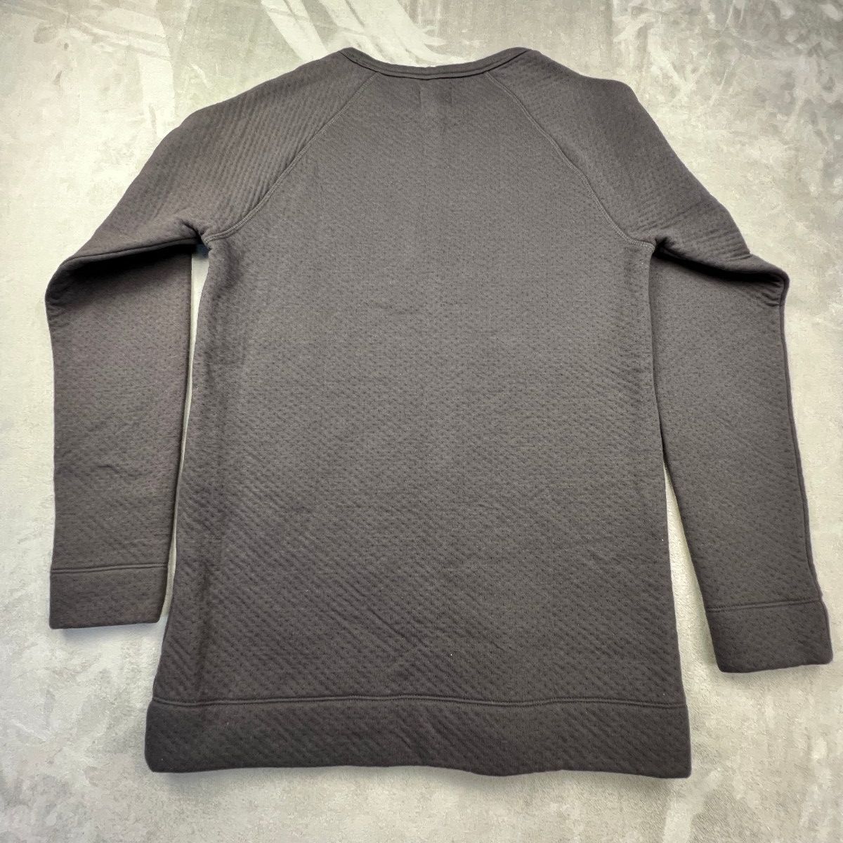 Max 'n Chester Women 6 Charcoal Quilted Long Sleeve Tunic NWT