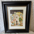 Paolo Grimaldi Signed Artist Proof Lithograph Dreaming Villages Framed Italian