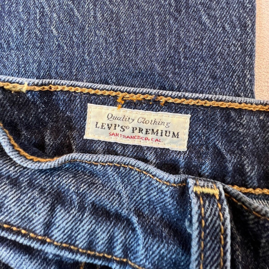 Levi's Premium Ribcage Bell Jeans Women's 27 High Rise Flare Wide Leg